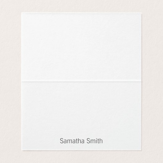 Cartes pour notes pliés élégants (Intérieur déplié)