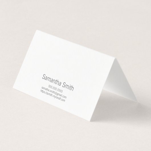 Cartes pour notes pliés élégants (Dos)