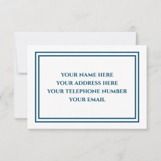 Cartes pour notes professionnels de papeterie