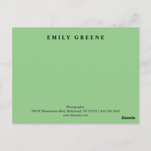 Cartes pour notes succulents (Dos)