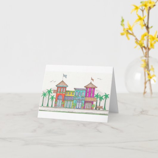 Cartes pour notes tropicaux (Fleur jaune)
