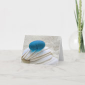 Cartes pour notes - Verre de mer en Turquoise (Devant)