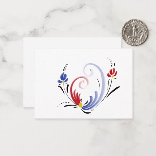 Cartes pour notes vides (Devant/Arrière en situation)