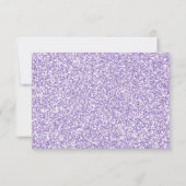 Cartes pourpres de Merci de parties scintillantes (Dos)