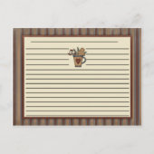 Cartes primitives pour homme en pain d'épices (Dos)