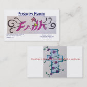 Cartes productives de maman (Devant / Derrière)