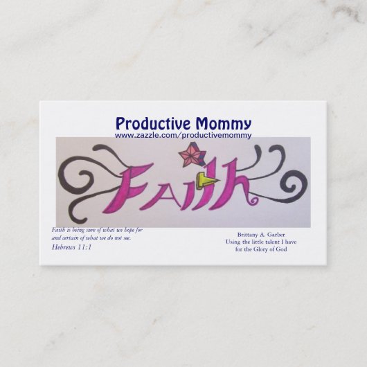 Cartes productives de maman (Devant)