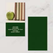 Cartes professionnelles de l'enseignant (Devant / Derrière)