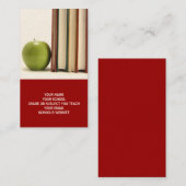 Cartes professionnelles de l'enseignant (Devant / Derrière)