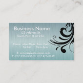 Cartes professionnelles de rendez-vous de coiffeur (Dos)