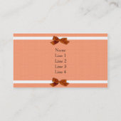 Cartes professionnelles et de profil de concepteur (Dos)