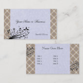 Cartes professionnelles et/ou de profil élégantes (Devant / Derrière)