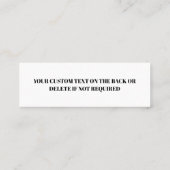 Cartes professionnelles Instagram | Votre nom Inst (Dos)