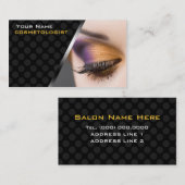 Cartes Professionnelles Personnalisées Pour Maquil (Devant / Derrière)