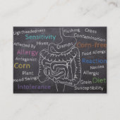 Cartes promotionnelles de sensibilisation aux alle (Devant)