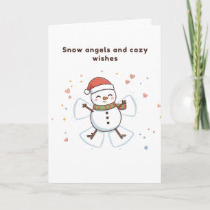 Cartes Puchi Dōshi Anges de neige et Vœux douillet