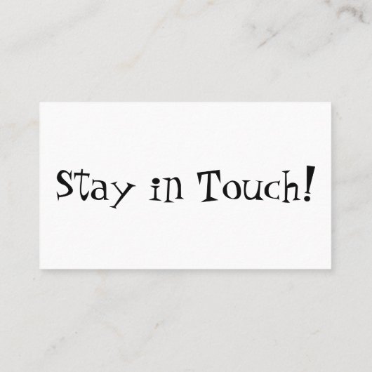 Cartes Quirky "I've Moved" (J'ai déplacé) blanches (Dos)