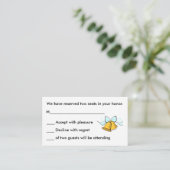 Cartes R.S.V.P mariage (Debout devant)