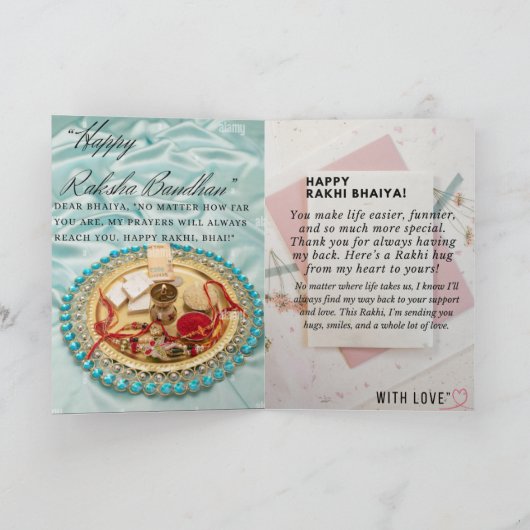 Cartes Rakhi (Intérieur)