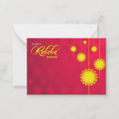 Cartes Rakhi indiennes (Devant)