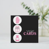 Cartes Recette Rétro (Debout devant)