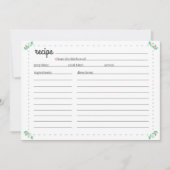 Cartes recettes (Devant)