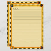 Cartes recettes (Devant / Derrière)