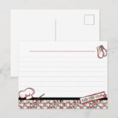 Cartes recettes. Embrasse Le Cook (Devant / Derrière)