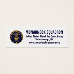 Cartes recruteuses d'or d'escadron de Monadnock