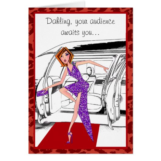 Cartes Red Carpet Superstar "Mom" (Devant)