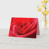Cartes Red Rose Fleurs rouges Carte de voeux perso (Fleur jaune)