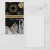 Cartes Reiki - Cristaux de quartz blanc Modèle (Devant / Derrière)