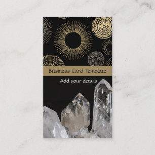 Cartes Reiki - Cristaux de quartz blanc Modèle