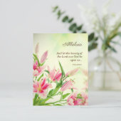 Cartes religieuses de Pâques - Sentiments Alleluia (Debout devant)