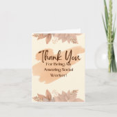 Cartes Remerciements des travailleurs sociaux (Devant)