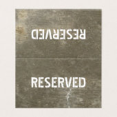 Cartes réservées de tente - béton (Extérieur déplié)