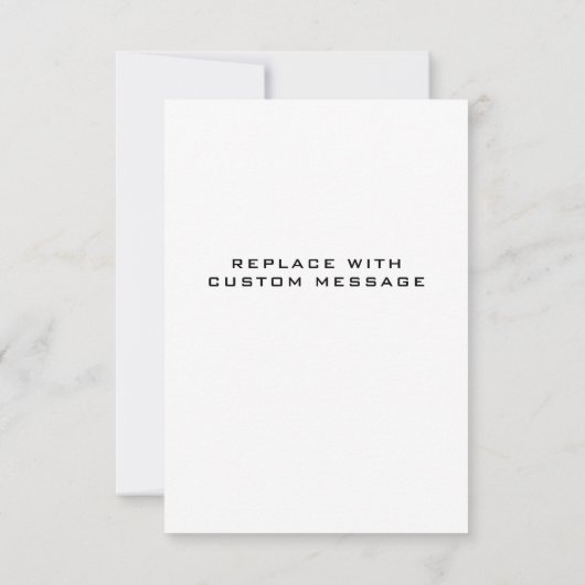 Cartes rétro bohèmes personnalisées, Fleur sauvage (Dos)