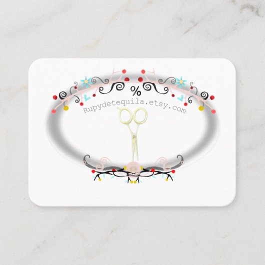 Cartes rétro de réduction de coupe de cheveux (Devant)