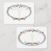Cartes rétro de réduction de coupe de cheveux (Devant / Derrière)