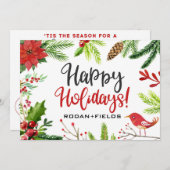 Cartes Rodan et Fields Joyeuses Fêtes (Devant / Derrière)