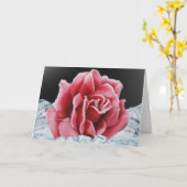 Cartes roses congelées (Fleur jaune)