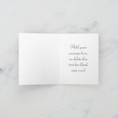 Cartes roses de Merci de léopard (Intérieur)