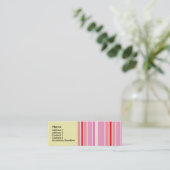 Cartes roses de profil de Striper de sucrerie (Debout devant)