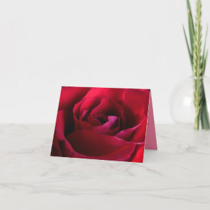 Cartes roses Fleurs rouges Carte de voeux personna