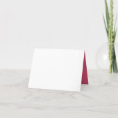 Cartes roses Invitations de mariage personnalisées (Dos)