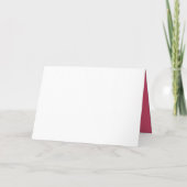 Cartes roses Invitations de mariage personnalisées (Dos)