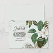 Cartes roses sauvages de Merci de perte (Devant / Derrière)