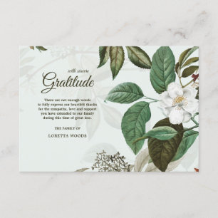 Cartes roses sauvages de Merci de perte