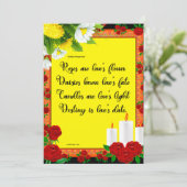 Cartes Roses sont la fleur de l'amour (Debout devant)