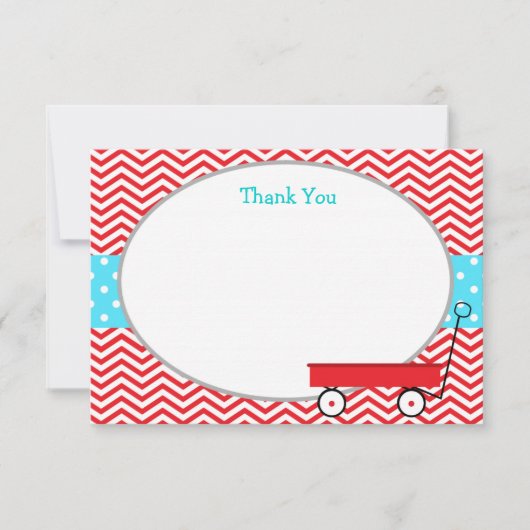 Cartes rouges de Merci de chariot (Devant)